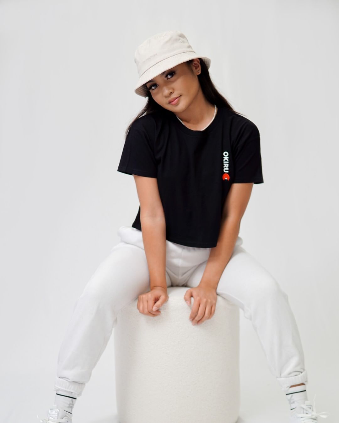 Staple Crop Tee Black - OKIRU Crop T-Shirt Women's