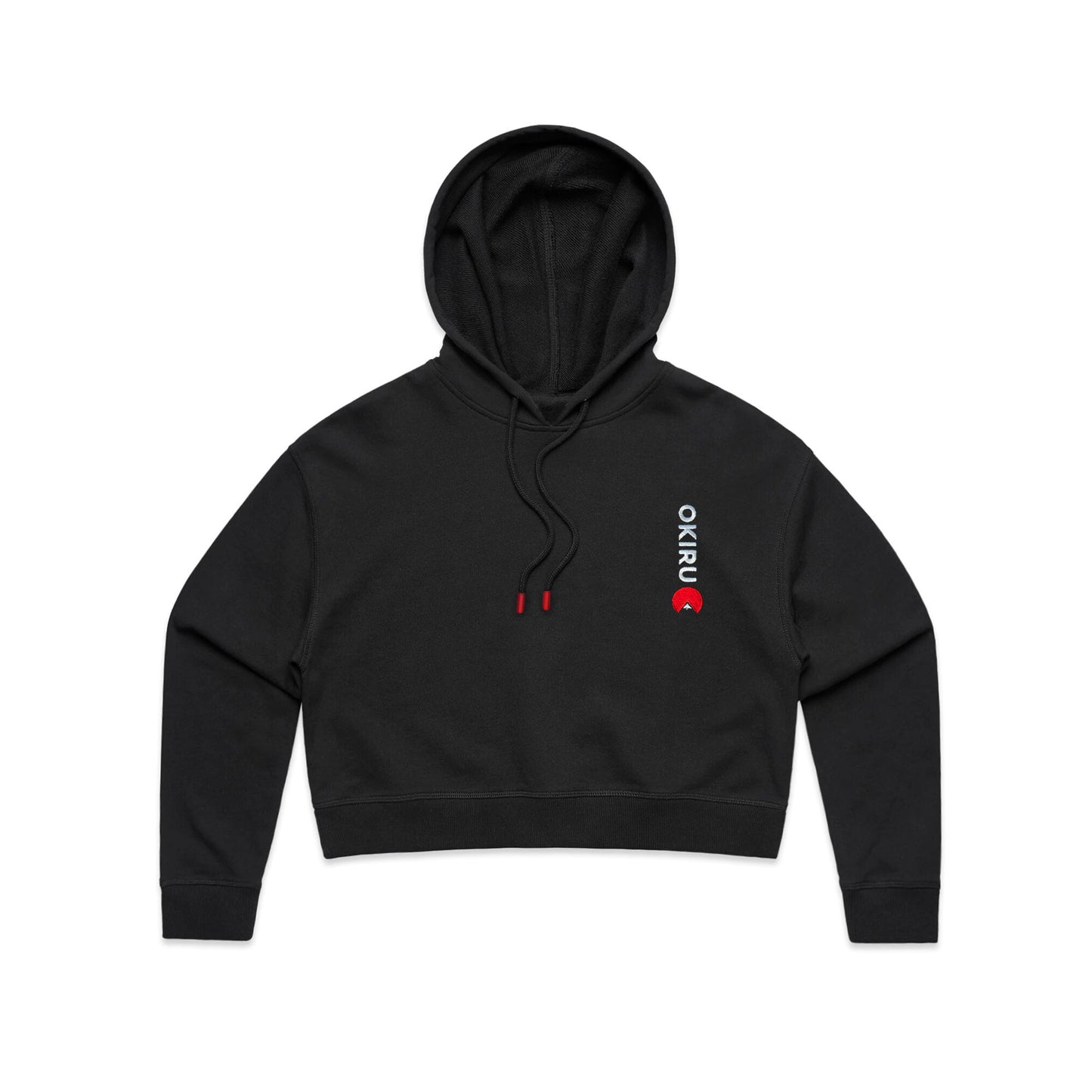 Staple Crop Hood Black - OKIRU Crop Hood Unisex